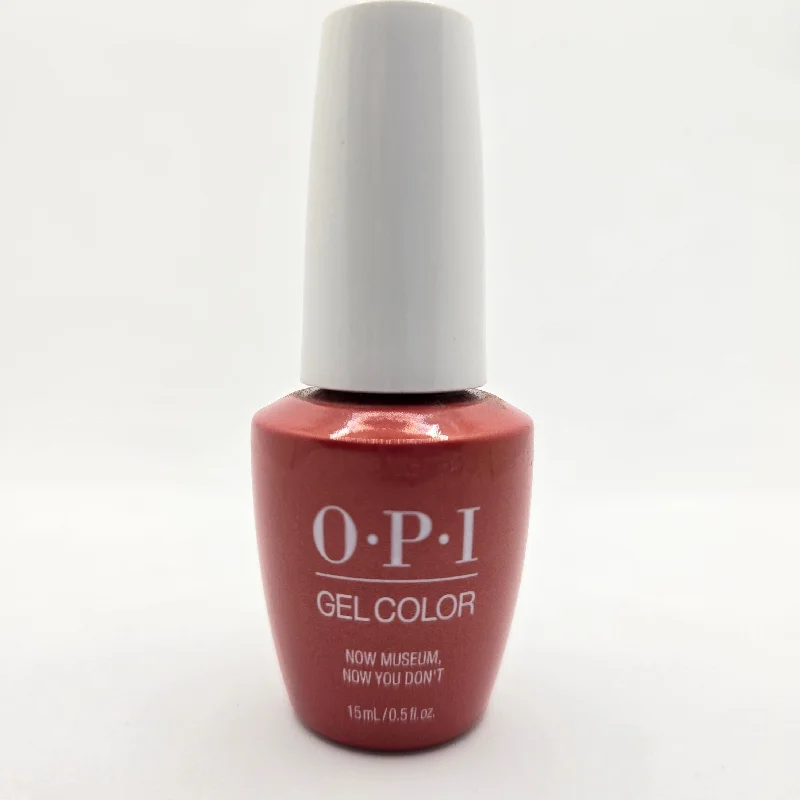 nail repair with bargain nail serum-OPI Gel Color GC L21 - NOW MUSEUM, NOW YOU DON'T