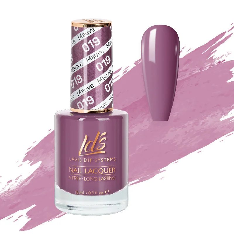 nail polish sharp lemon-LDS Nail Lacquer - 019 Mauve