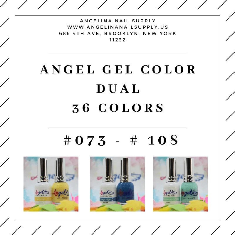 nail polish sharp plane-Angel Gel Color Dual ( 36 colors ) #073 - #108