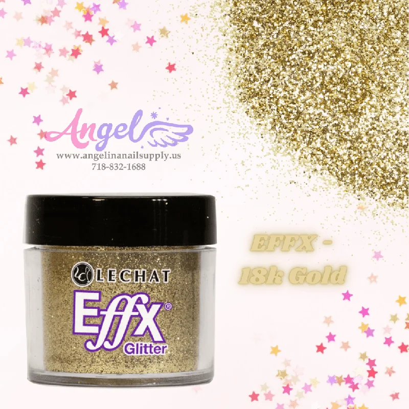 nail polish warm starlight-Lechat Glitter EFFX-07 18k Gold