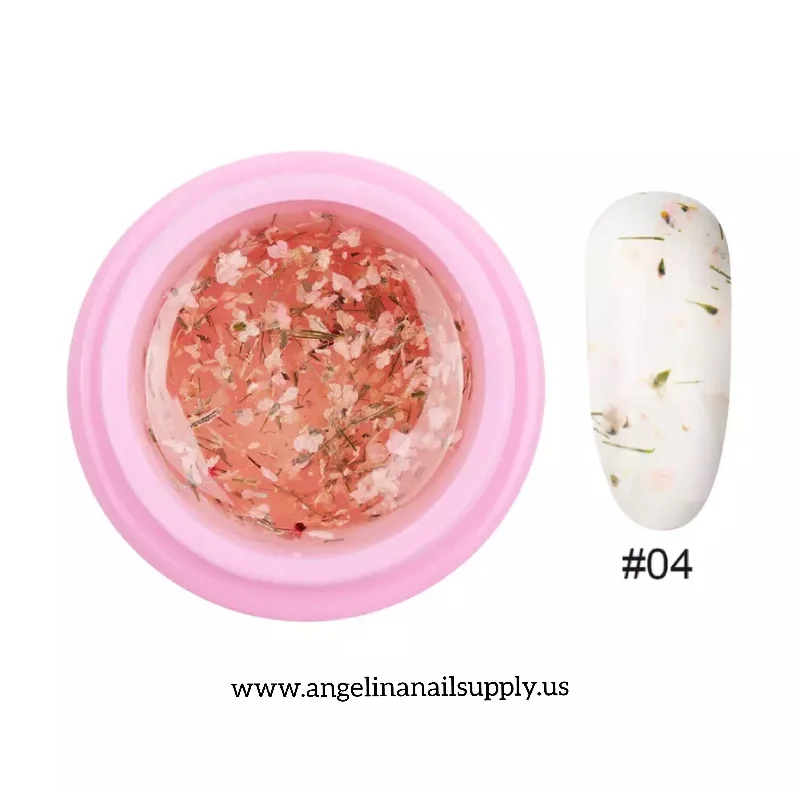 nail polish dazzling twig-Flower Gel #04