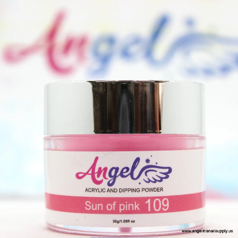 nail polish beaming grind-Angel Dip Powder D109 SUN OF PINK