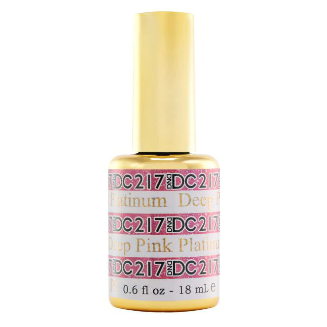 nail repair for nail strength boost-DND DC - Platinum Collection - 217 - Deep Pink Platinum