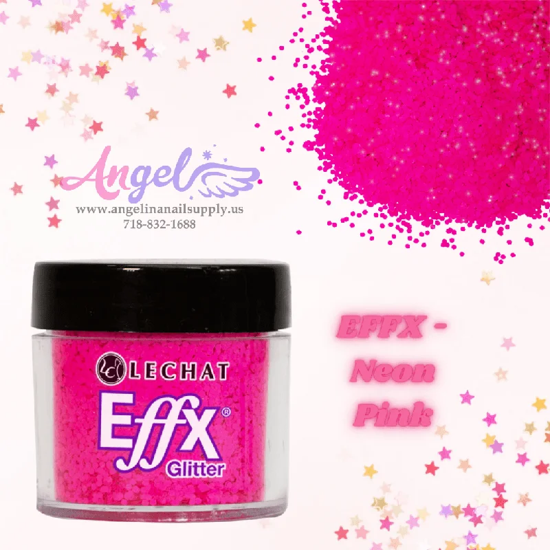 nail polish sharp fog-Lechat Glitter EFFX-38 Neon Pink