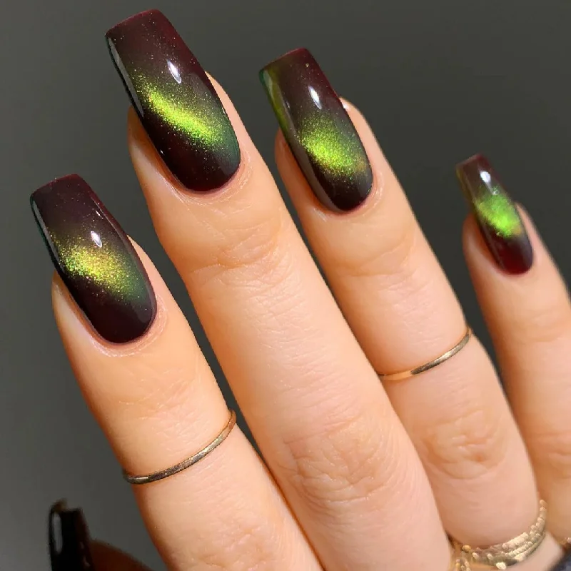 nail polish charred hedge-Mooncat - Forbidden Fruit (Magnetic)