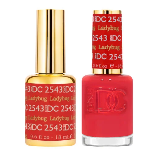 nail repair for nail thickness maintenance hacks-DND DC DUO FREE SPIRIT - #2543 Ladybug