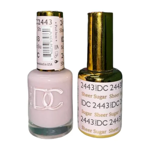 nail repair for nail beauty recovery secrets-#2443 DND DC DUO SHEER COLLECTION -  SHEER SUGAR