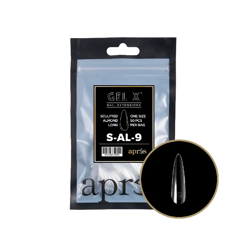 nail repair for nail shine recovery-APRES TIP BAG - 9 - SCULPTED ALMOND LONG