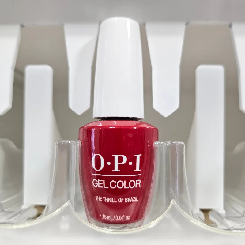 nail repair with cheap nail serum-OPI Gel Color GC A16 - The Thrill of Brazil