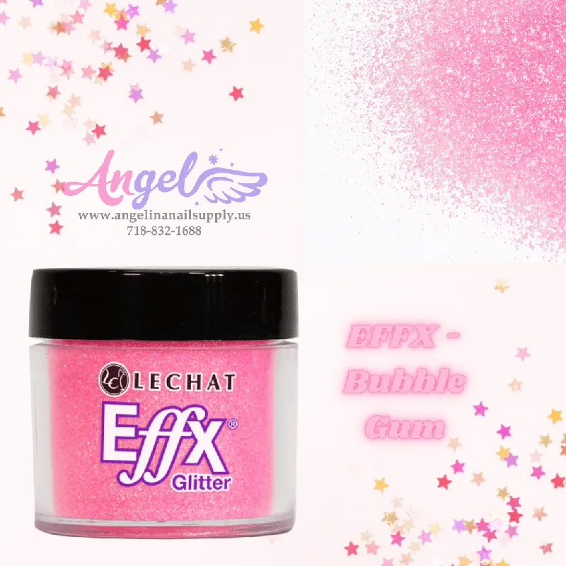 nail polish elegant candelabra-Lechat Glitter EFFX-62 Bubble Gum