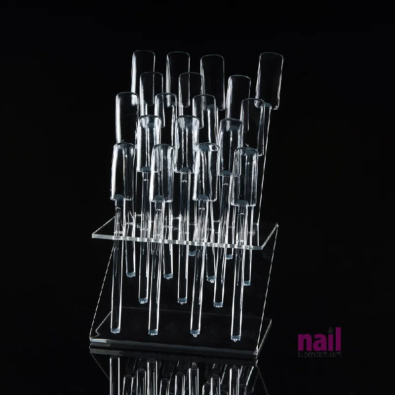 nail polish shimmering geyser-18 Tips Display Stand | Perfect For Nail Art & Nail Polish Display - Each