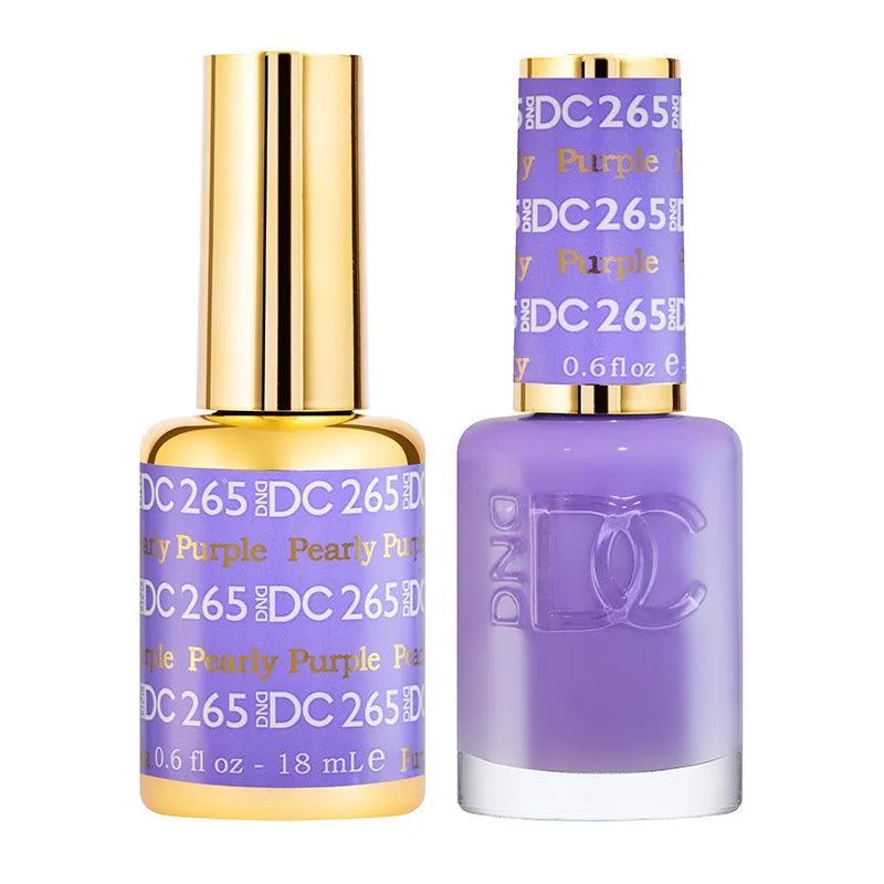 nail polish fierce letter-DC Duo 265 Pearly Purple