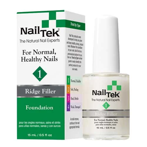 nail polish hot yarn-NAILTEK - Foundation 1 Ridgefiller