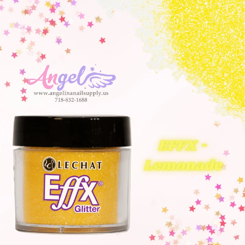 nail polish smooth crown-Lechat Glitter EFFX-64 Lemonade