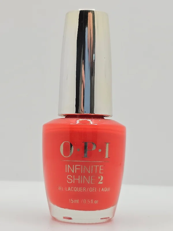 nail repair for nail flexibility improvements-Opi Infinite Shine ISL L22 A RED-VIVAL CITY