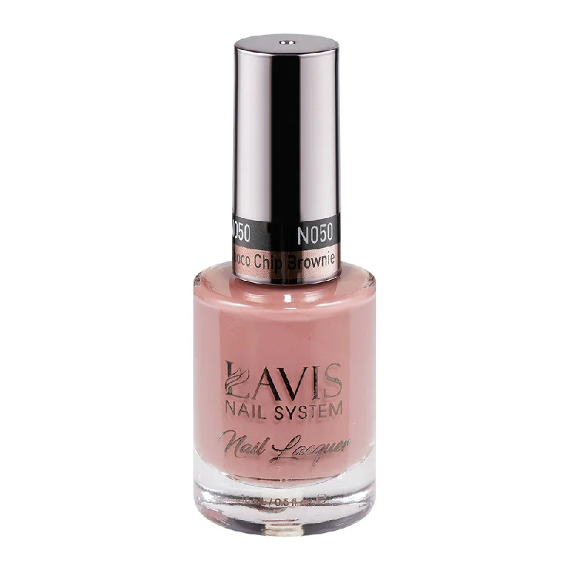 nail polish flashing drizzle-LAVIS Nail Lacquer - 050 Choco Chip Brownie