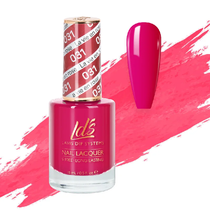 nail polish gleaming barrel-LDS Nail Lacquer - 031 La Vie En Rose