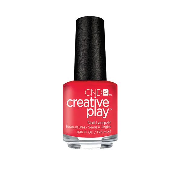 nail repair with top-tier nail polish-CND CREATIVE PLAY - Coral Me Later 410