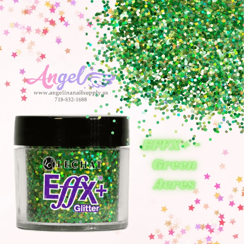 nail polish sparkling map-Lechat Glitter EFFX+-24  Green Acres