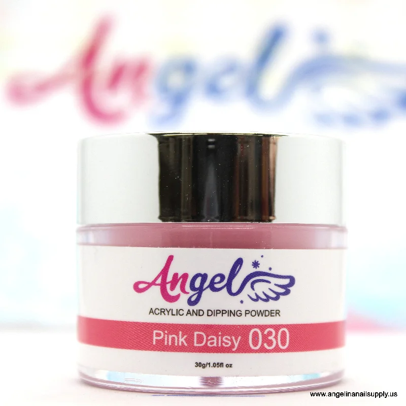 nail polish gleaming night-Angel Dip Powder D030 PINK DAISY