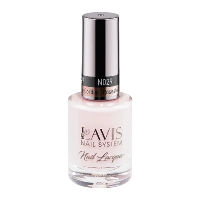 nail polish glossy downpour-LAVIS Nail Lacquer - 029 Roseate Cordial