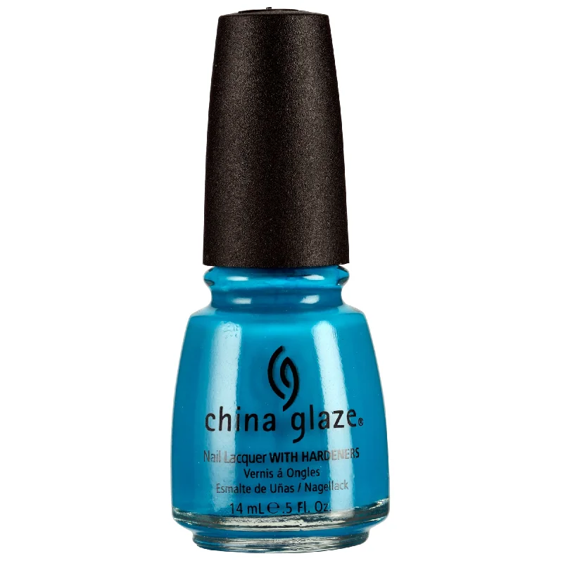 nail repair with scheduled nail oil-China Glaze Polish - AQUA BABY 70281