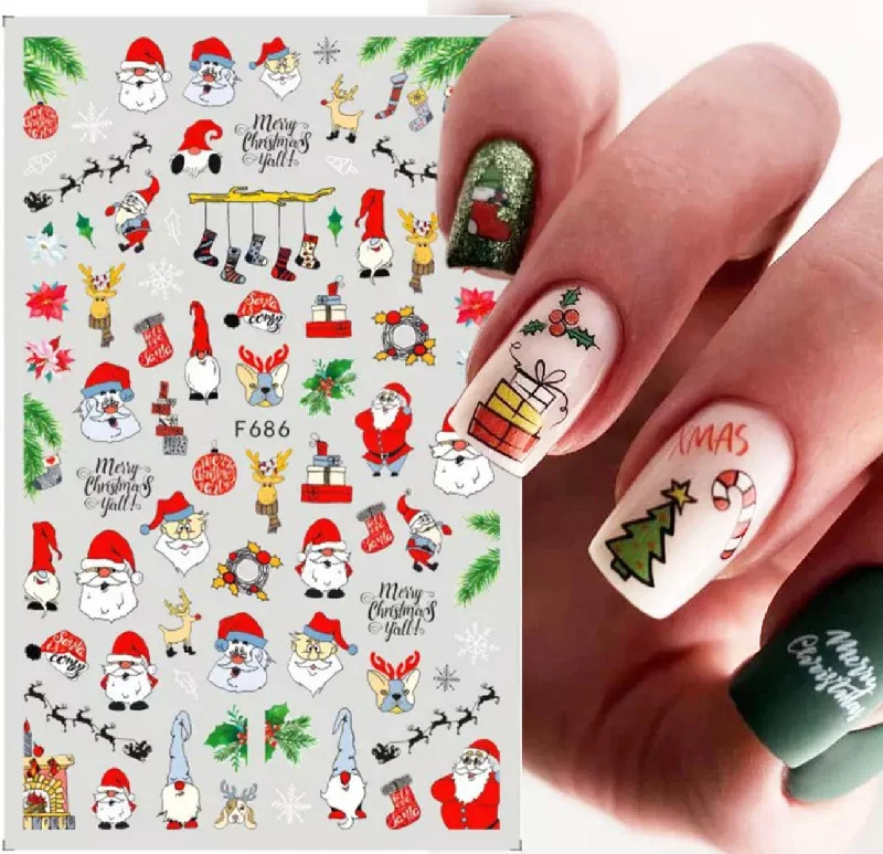 nail polish suave treasure-Sticker Christmas