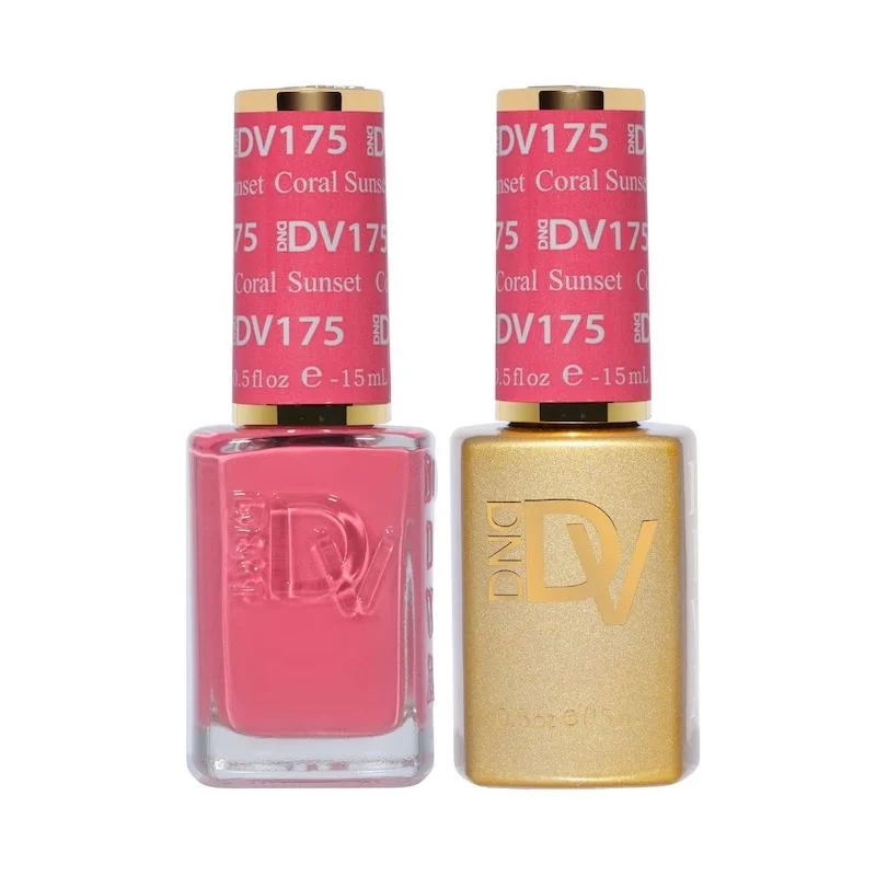 nail repair for nail durability boost tips-DND DIVA 175 Coral Sunset