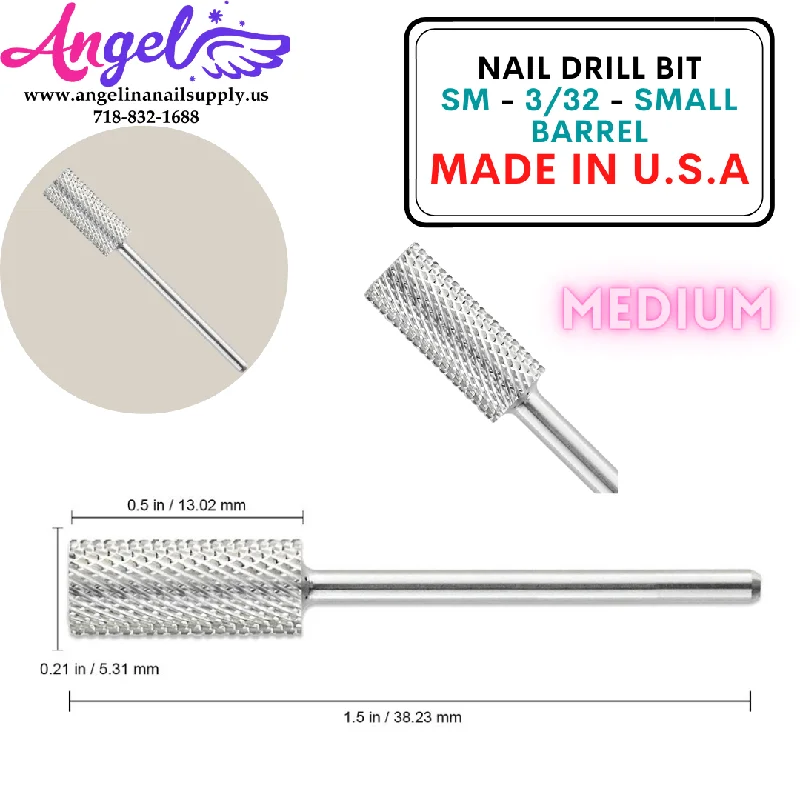 nail polish shimmering atlas-Nail Drill Bit - SM - 3/32 - Small Barrel