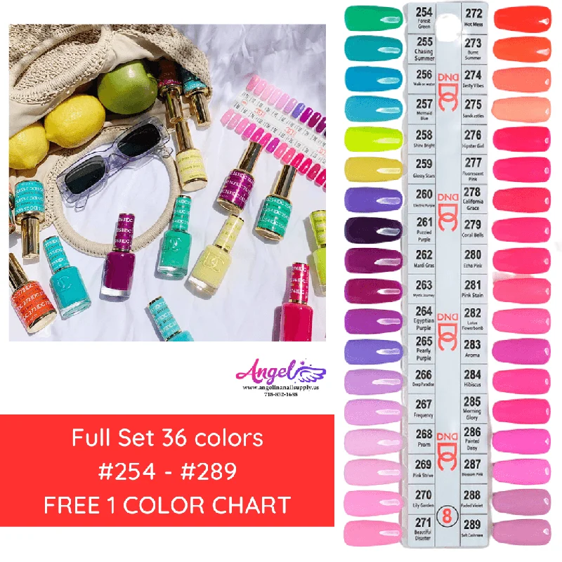 nail polish bright seal-DC8 Summer 2021 Collection (Full Set 36 colors #254 - #289)