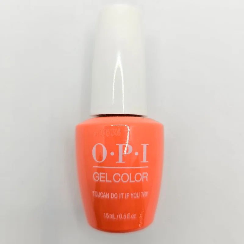 nail repair for nail shine upgrades-OPI Gel Color GC A67 - TOUCAN DO IT IF YOU TRY