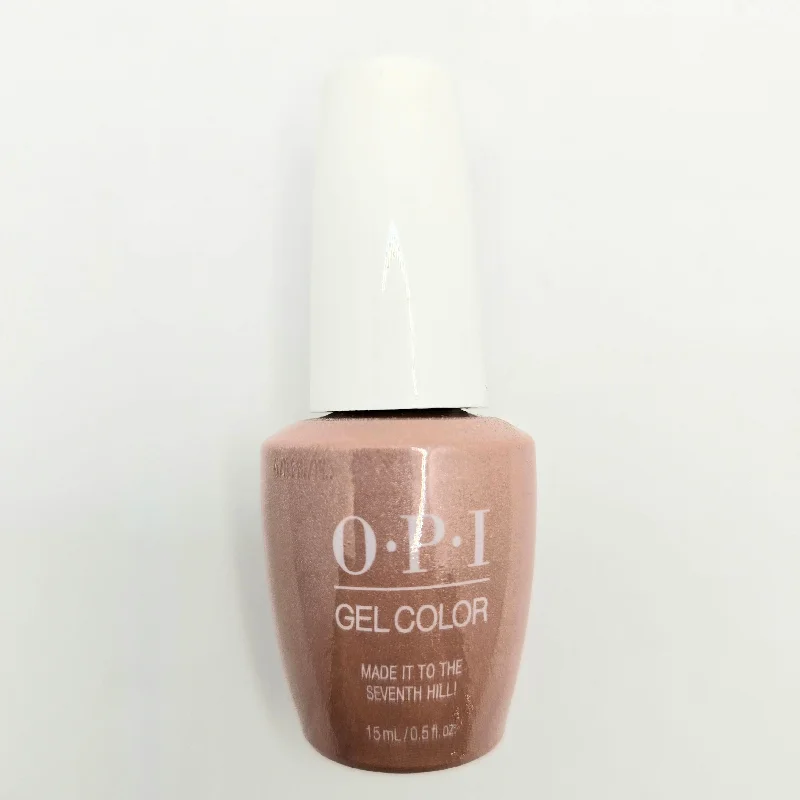 nail repair for nail resilience transformations-OPI Gel Color GC L15 - MADE IT TO THE SEVENTH HILL!