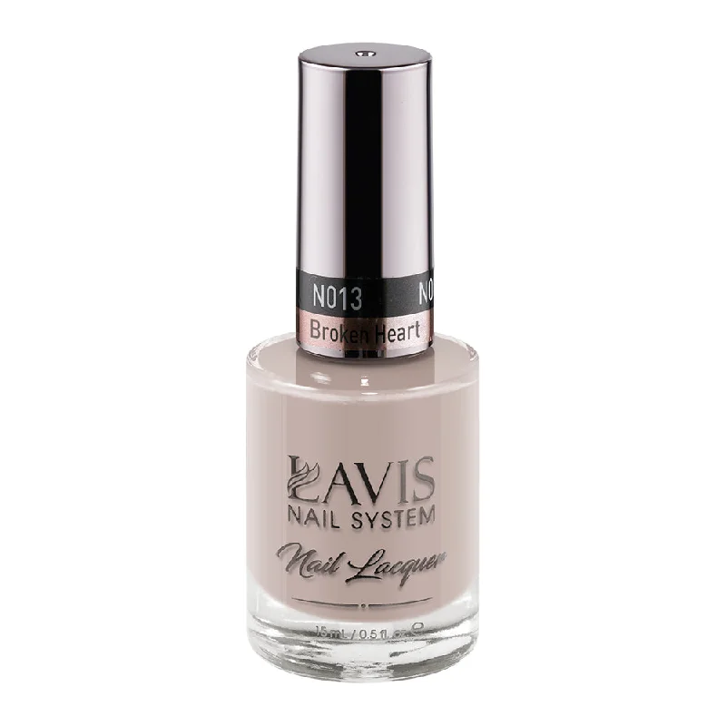 nail polish flashing drizzle-LAVIS Nail Lacquer - 013 Broken Heart