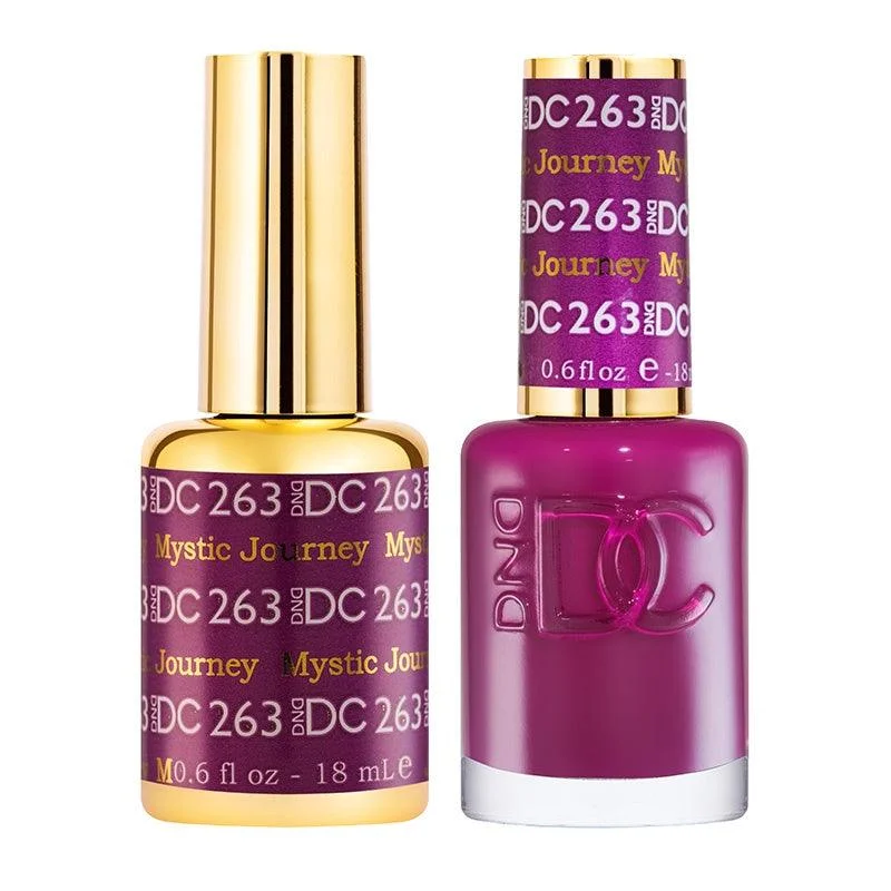 nail polish smoky stamp-DC Duo 263 Mystic Journey