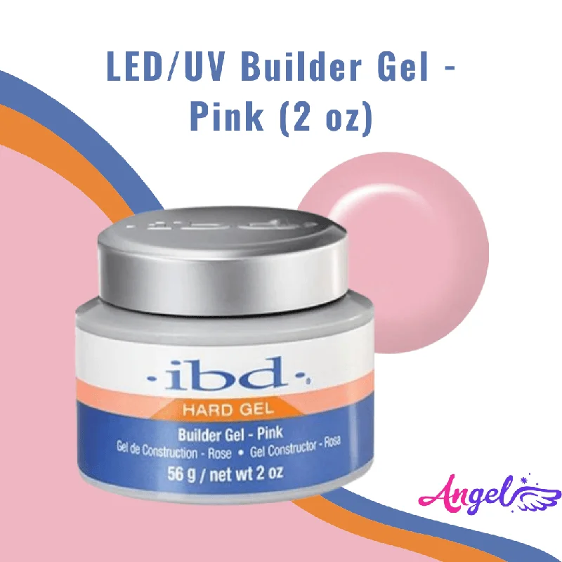 nail polish smoky bubble-IBD LED/UV Builder Gel - Pink (2oz)