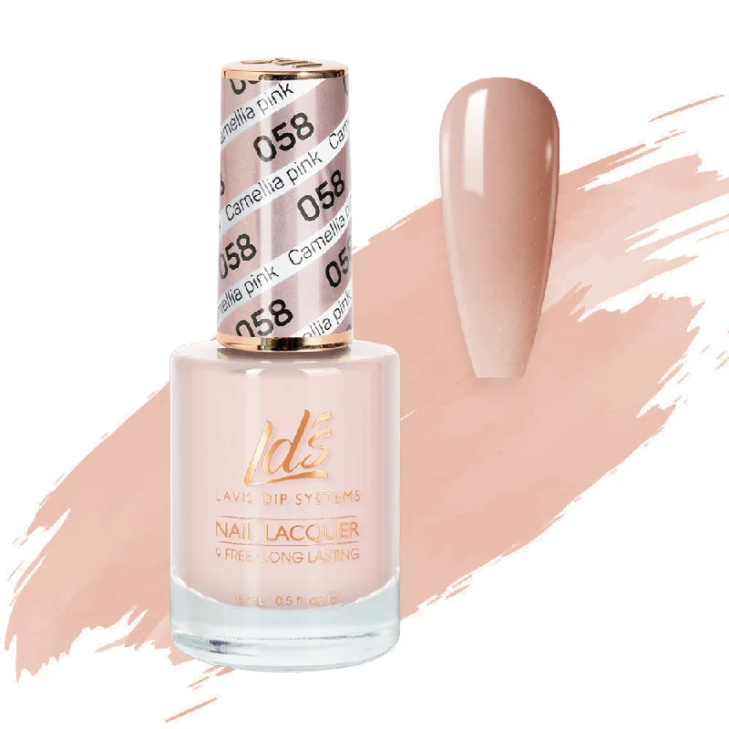 nail polish hot deck-LDS Nail Lacquer - 058 Camellia Pink