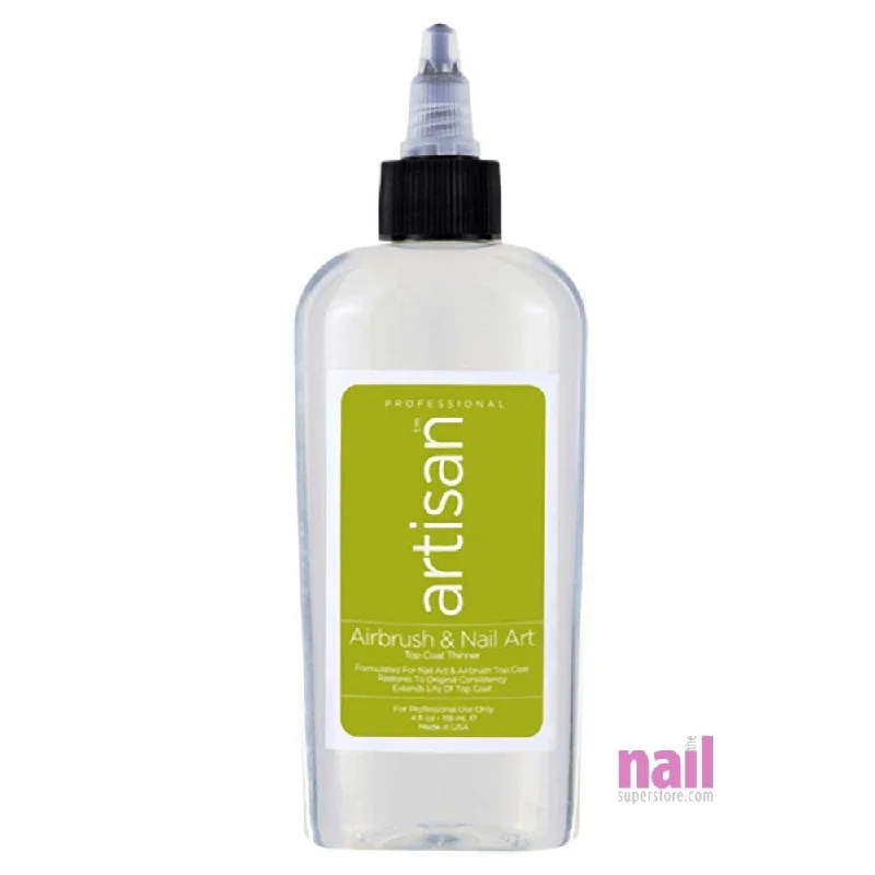 nail polish glistening drizzle-Artisan Airbrush & Nail Art Top Coat Thinner | Quickly Thin Out - Restore - 4 oz