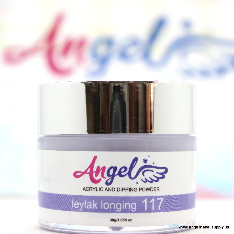 nail polish dazzling broom-Angel Dip Powder D117 LEYLAK LONGING