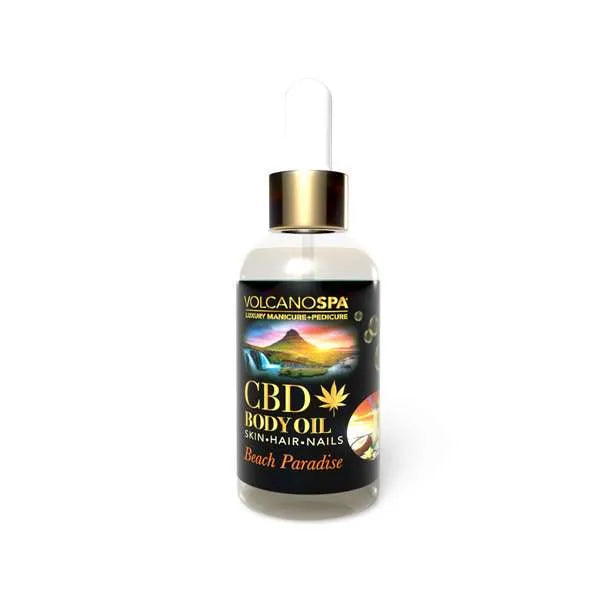 nail repair for nail care results-LAPALM VOLCANO SPA CBD BODY OIL 4 OZ