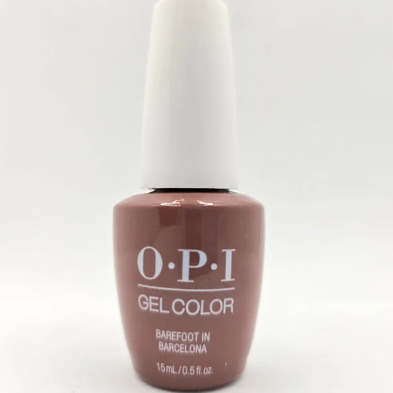 nail repair for nail strength advancements-OPI Gel Color GC E41 - BAREFOOT IN BARCELONA