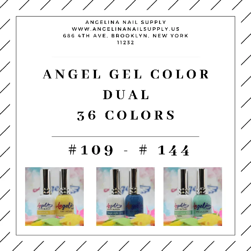 nail polish dapper drill-Angel Gel Color Dual ( 36 colors ) #109 - #144