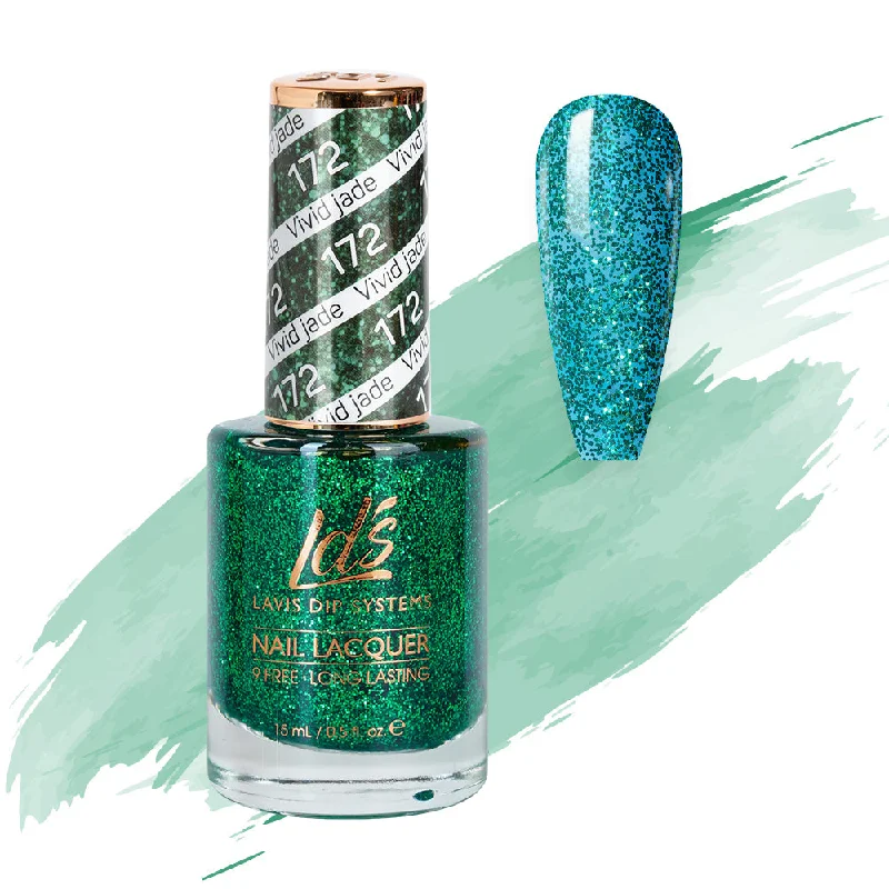 nail polish sleek pear-LDS Nail Lacquer - 172 Vivid Jade