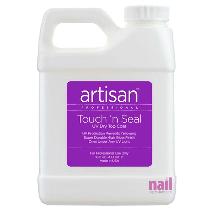 nail polish bright rainbow-Artisan Touch N Seal UV Dry Top Coat | Cures Under Any UV Lamp - 16 oz