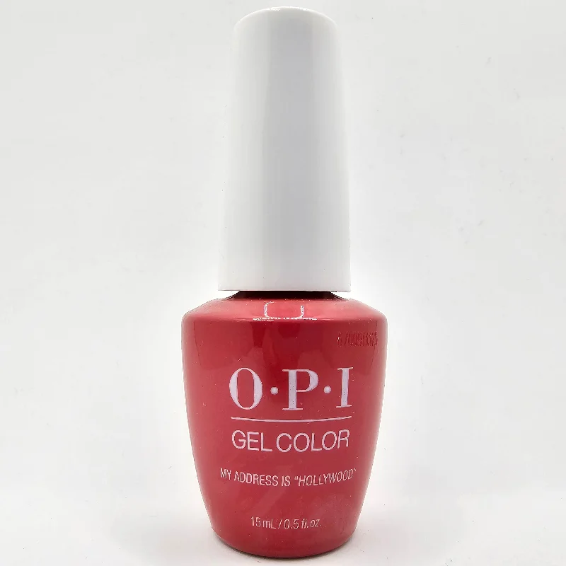 nail repair with top-tier nail polish-#D - OPI Gel Color GC T31 - MY ADDRESS IS IS *HOLLYWOOD*