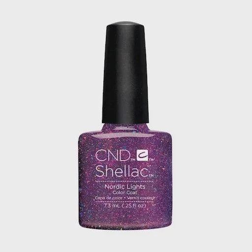 nail polish dazzling ripple-CND Shellac #128 Nordic Lights