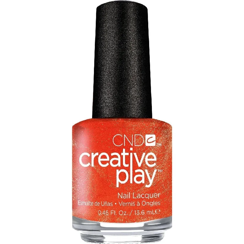 nail repair with high-end nail serum-CND CREATIVE PLAY - Orange You Curious 421