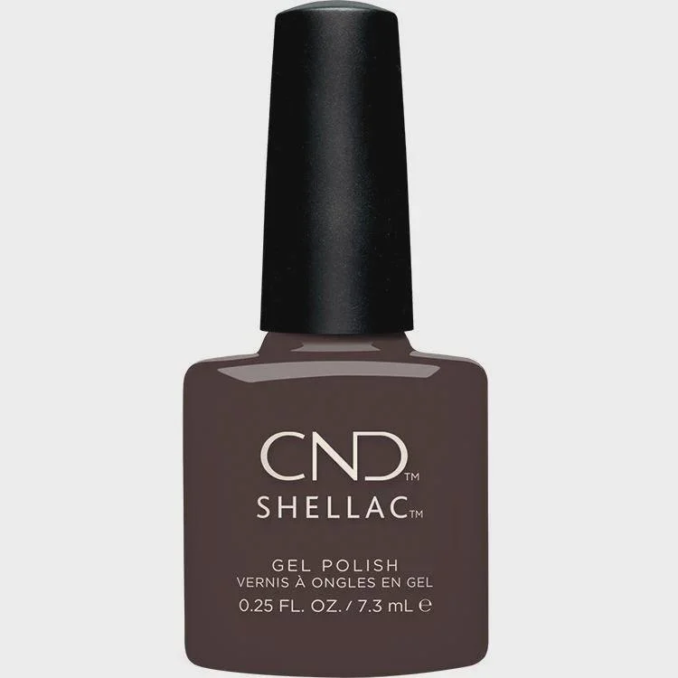 nail polish stylish frost-CND Shellac #143 Phantom