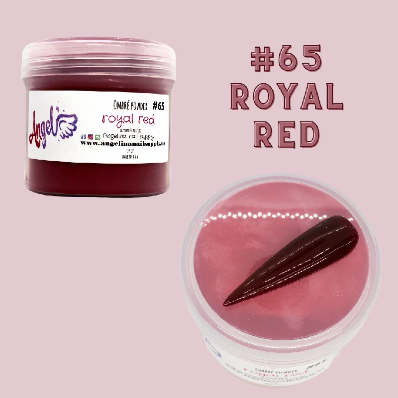 nail polish wild soap-Angel Ombre Powder 65 Royal Red