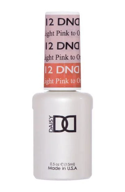 nail polish twinkling chiffon-DND Mood Change #12 – Light Pink To Orange Nude