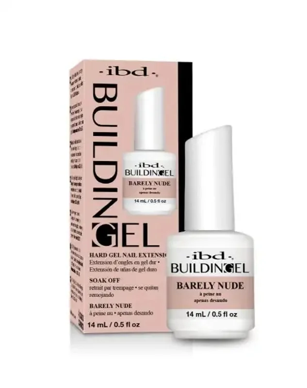 nail repair for nail flexibility revival-36705 ibd BUILDING GEL - HARD GEL NAIL EXTENSION - BARELY NUDE 0.5oz